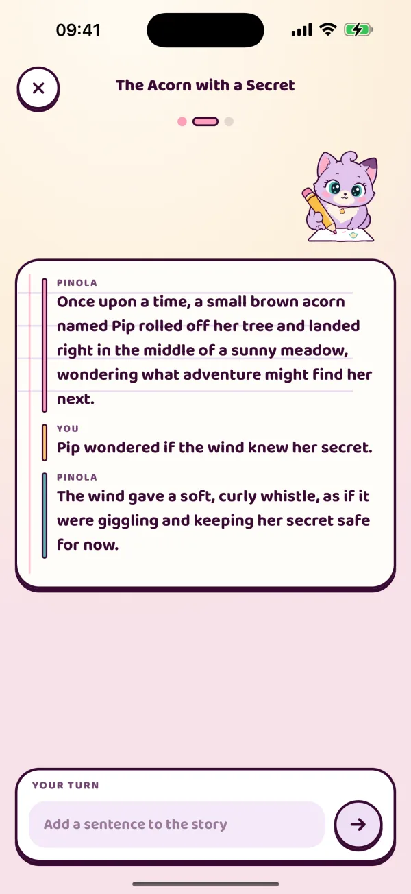 A story written together with Pinola